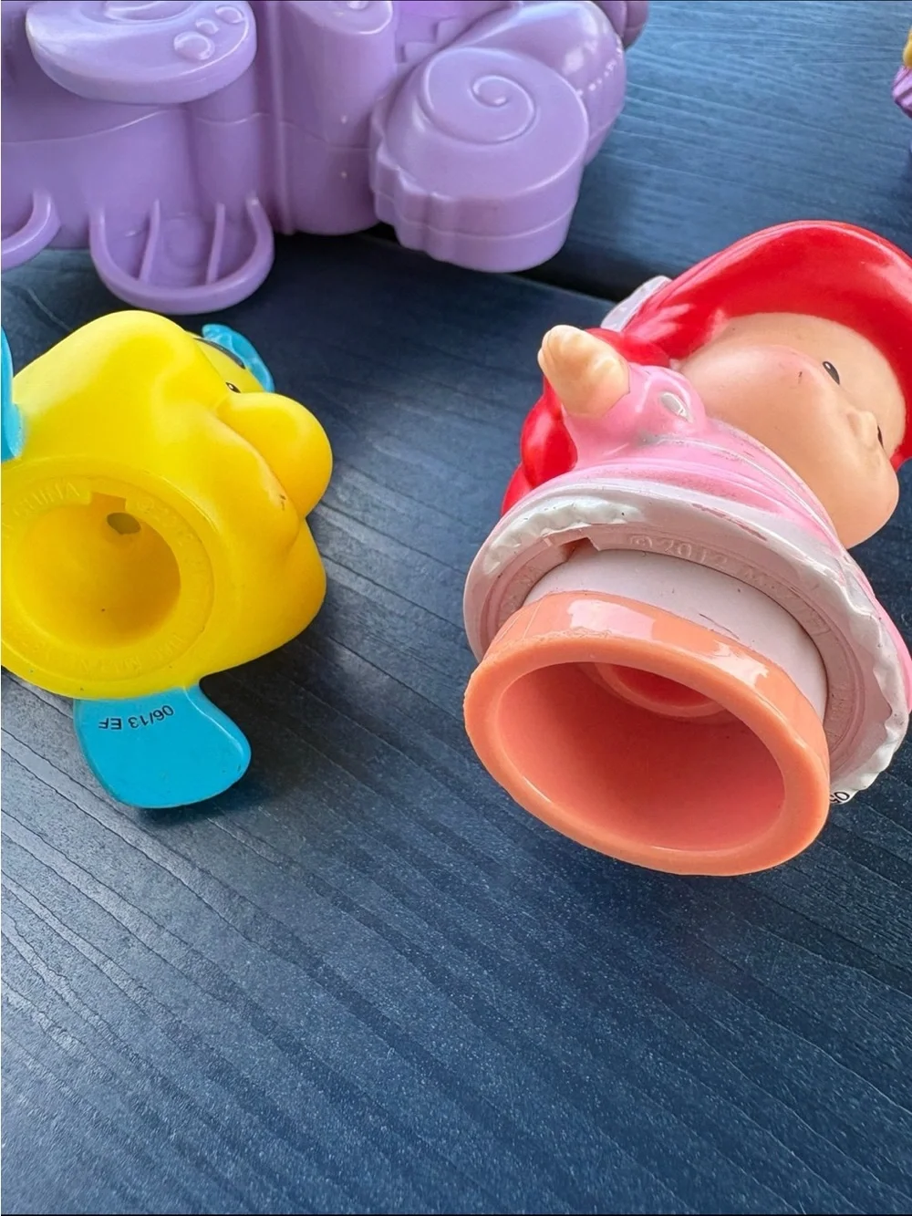 Fisher Price Little People Disney Little Mermaid Set flounder seahorse 2012
